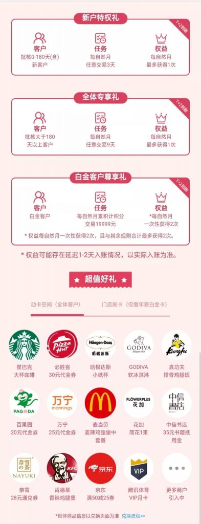 中信信用卡9积分
